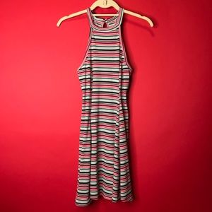 Hollister striped skater dress